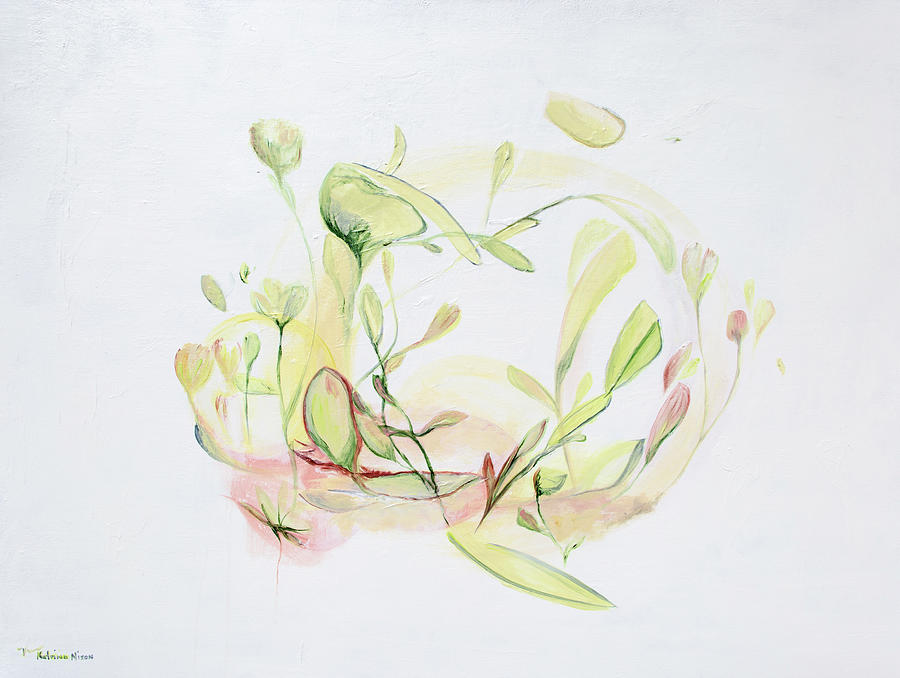 Spring Flowers Painting by Katrina Nixon