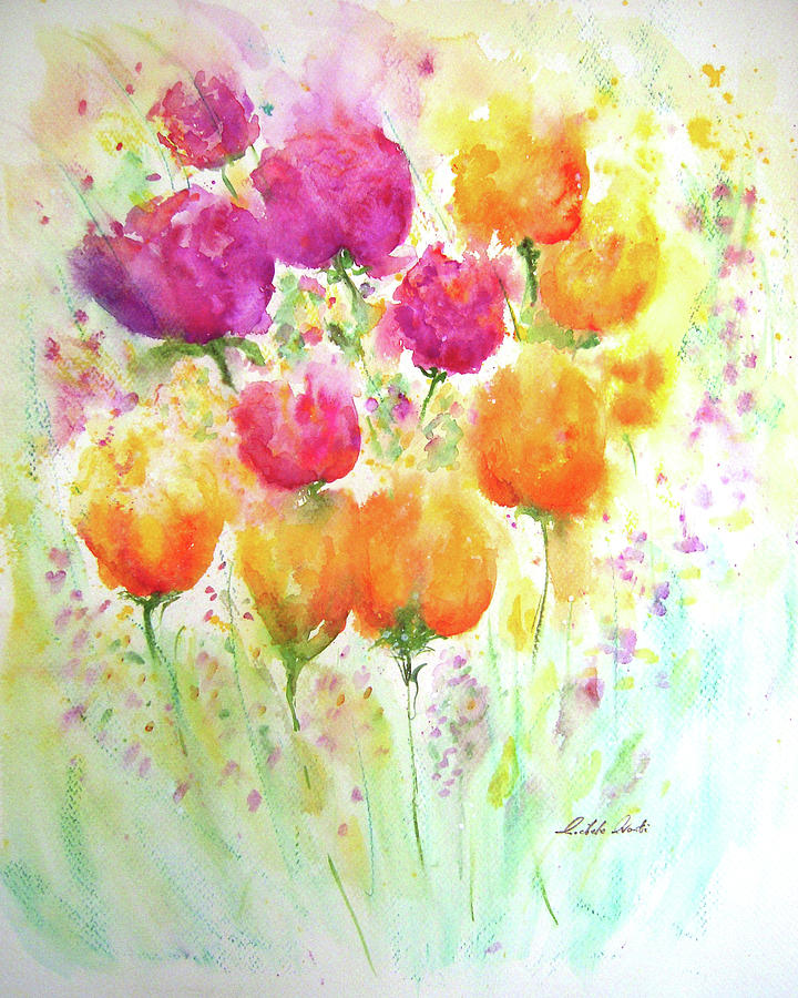Spring Flowers Painting