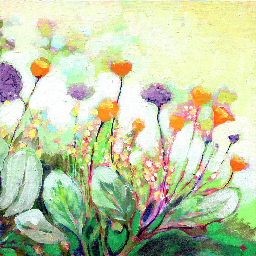Broccoli Painting - Spring Garden Surprises #2 by Jennifer Lommers