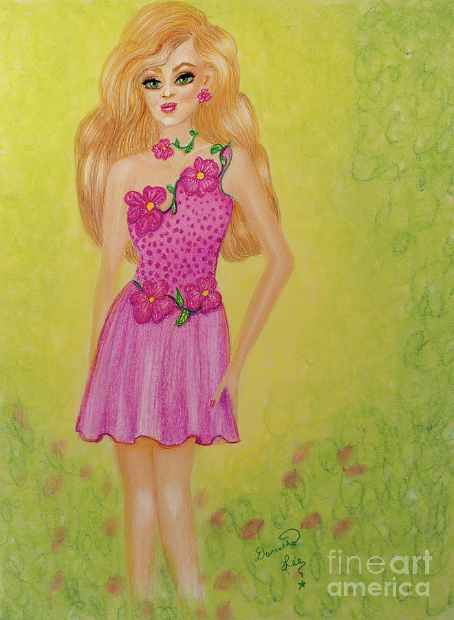 Spring Girl 2 Painting by Dorothy Lee