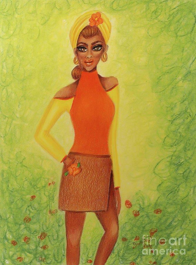 Spring Girl 4 Painting by Dorothy Lee
