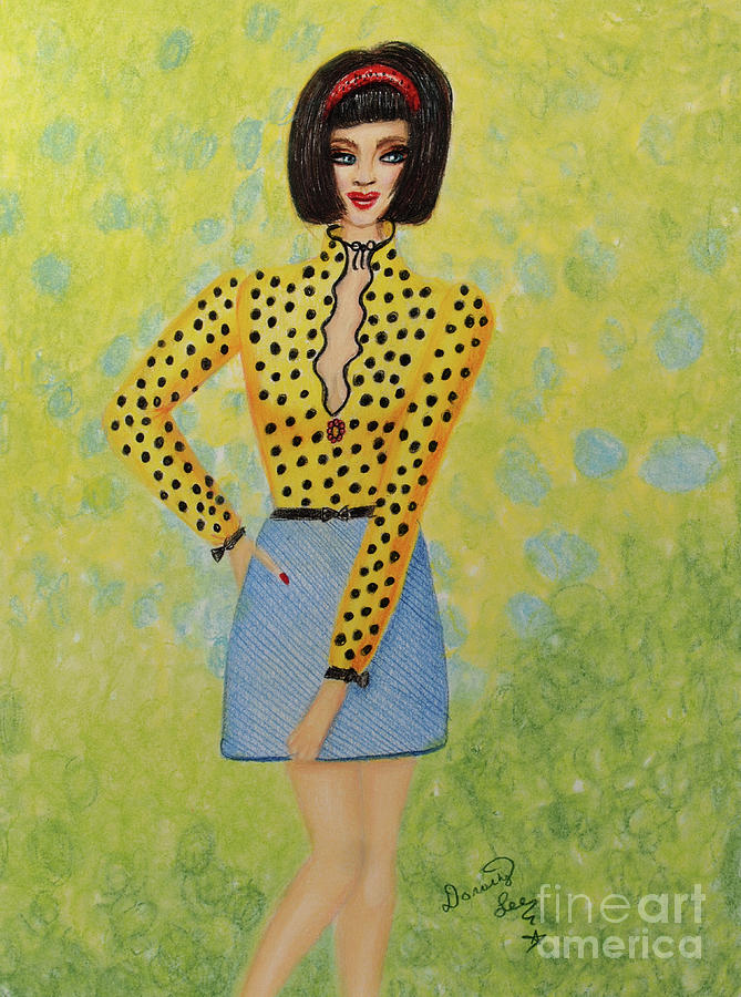 Spring Girl Painting by Dorothy Lee
