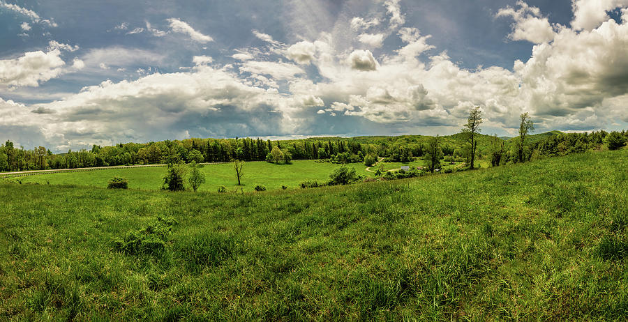 Spring Green in the Blue Ridge Panorama 613 Photograph by Dan Carmichael