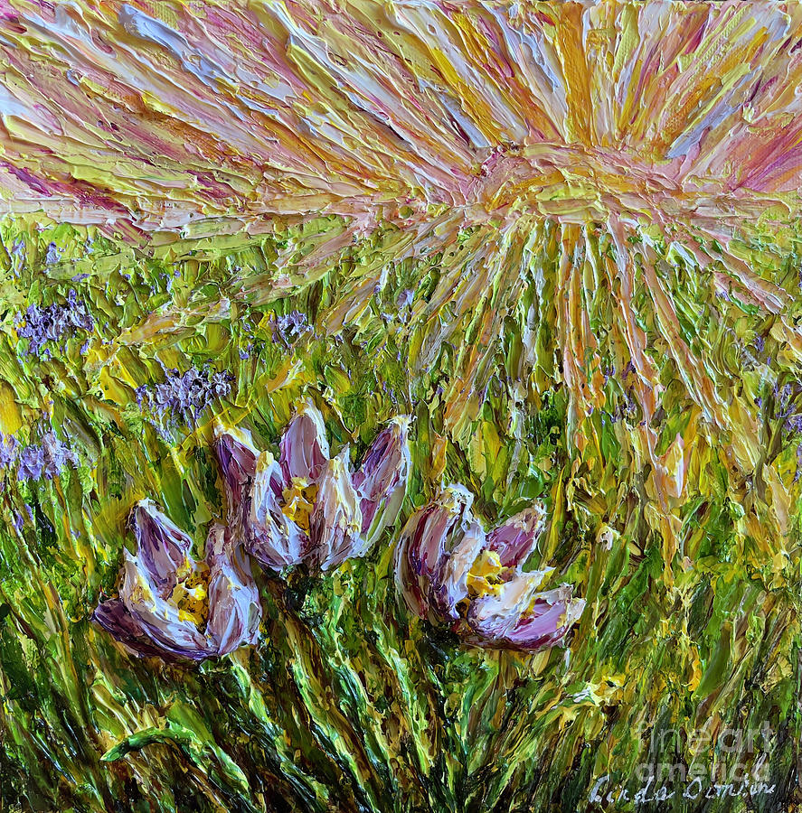 Spring has Sprung Painting by Linda Donlin