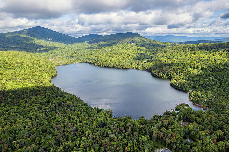Spring Hues at Bald Hill Pond - Westmore, Vermont  Photograph by John Rowe