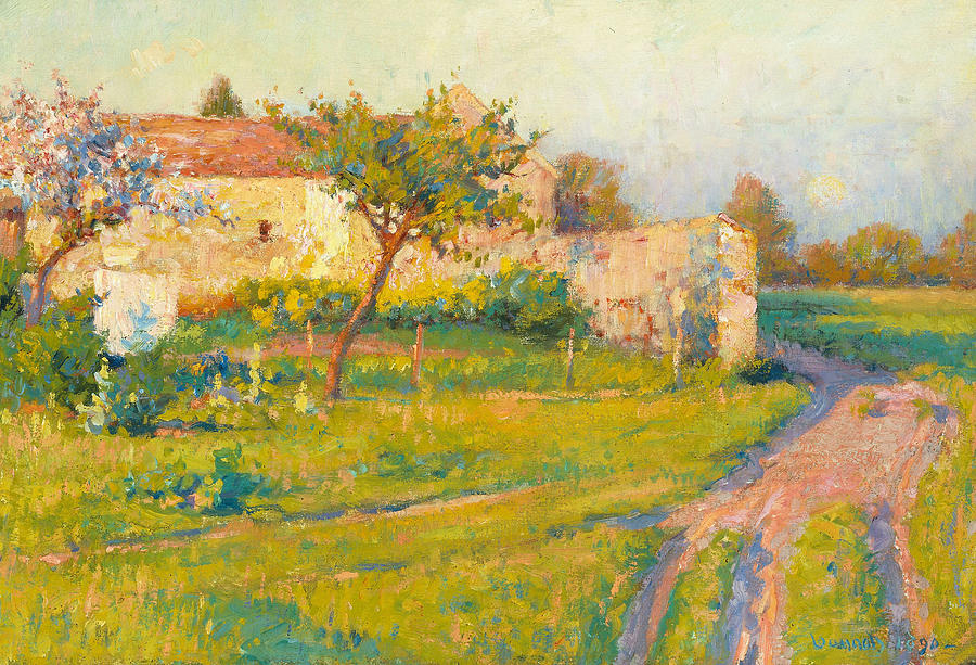 Spring in France Painting by Robert William Vonnoh