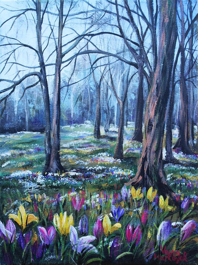 Spring In The Air Painting by Vesna Martinjak