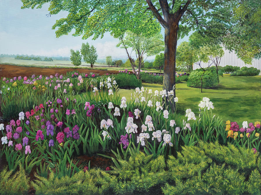 Spring in the Country Painting by Nadine Button