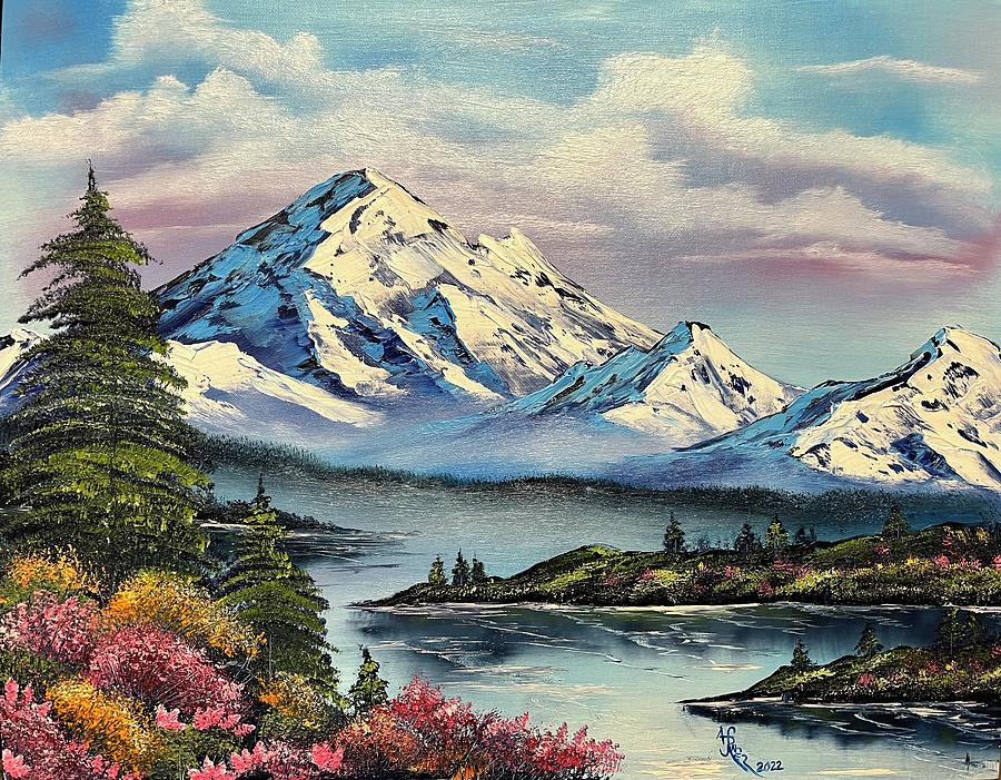 Spring Painting - Spring in the Pacific NorthWest by Alfred Stringer