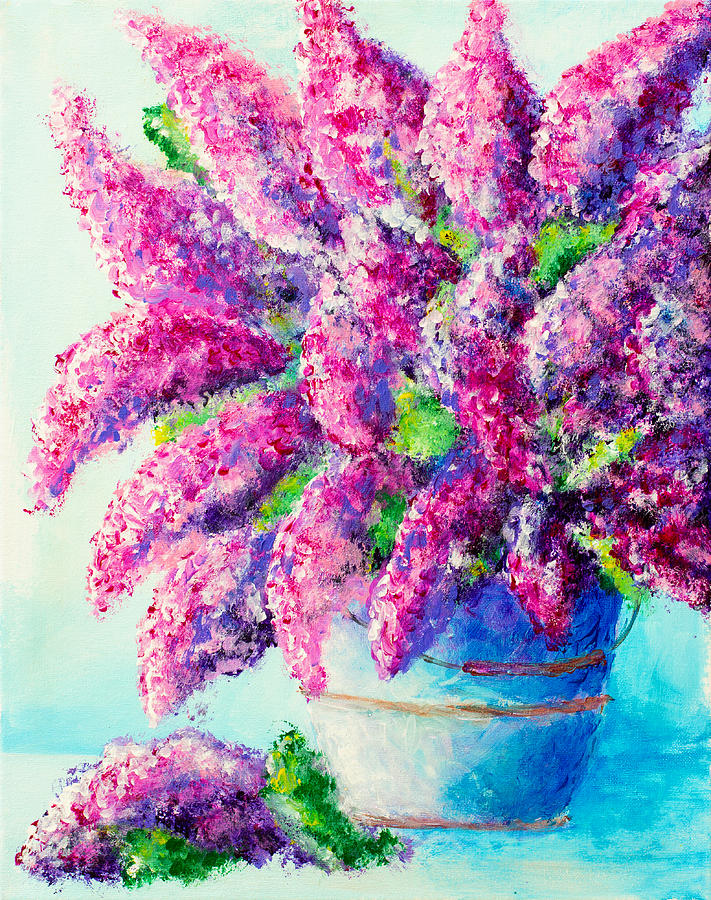 Spring Is For Lilac Painting by Iryna Goodall