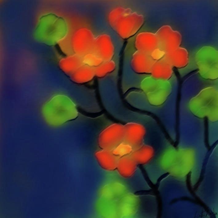 Spring Flowers Digital Art - Spring is just around the corner by Latha Gokuldas Panicker