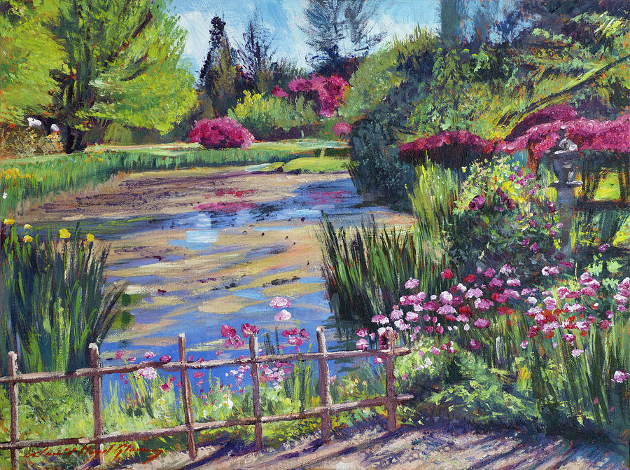  Spring Lake Painting by David Lloyd Glover