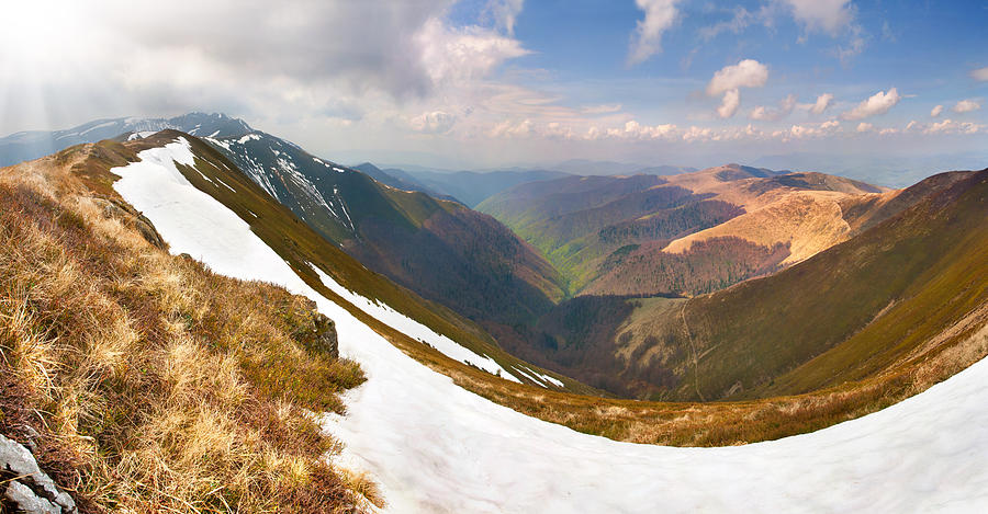 Spring landscape in the mountains Photograph by Andrew_Mayovskyy