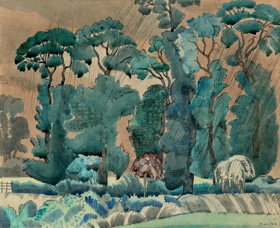 Spring Landscape Painting By Paul Nash Pixels