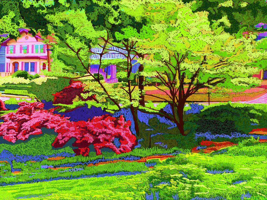 Spring Landscape Digital Art by Rod Whyte