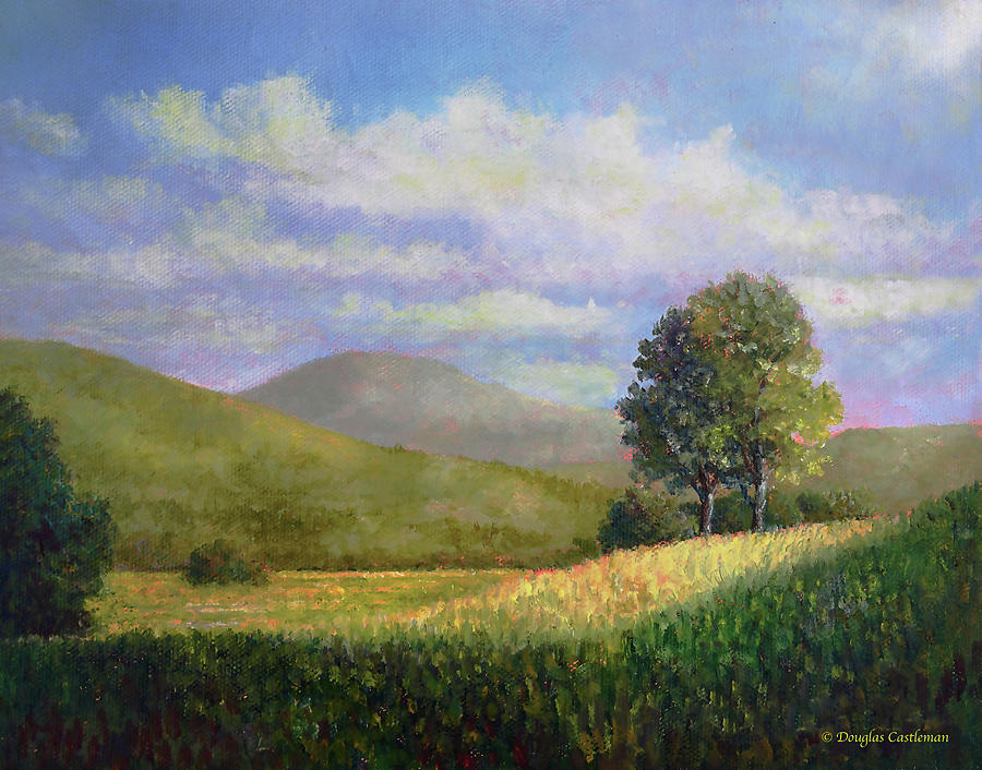 Spring Light and Shade Painting by Douglas Castleman