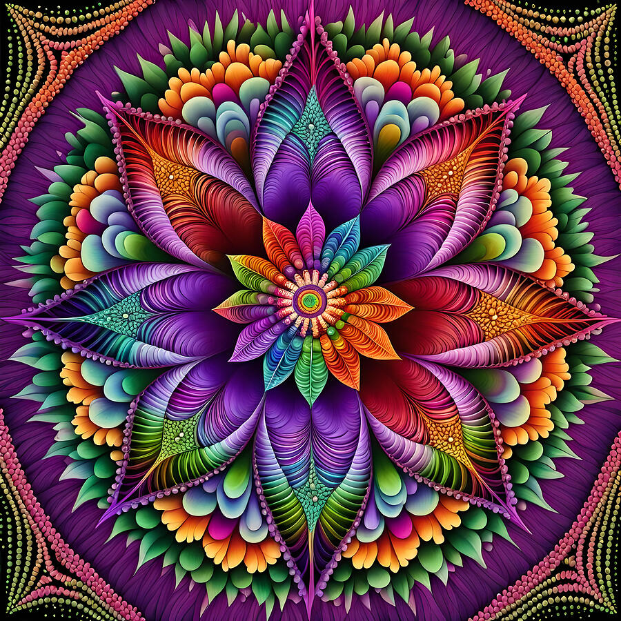 Spring Mandala Photograph by Cate Franklyn Spring Mandala Photograph by Cate Franklyn