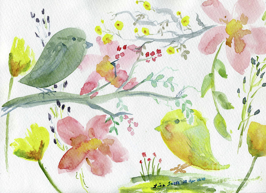 Spring Painting - Spring Mix by Lisa Twede