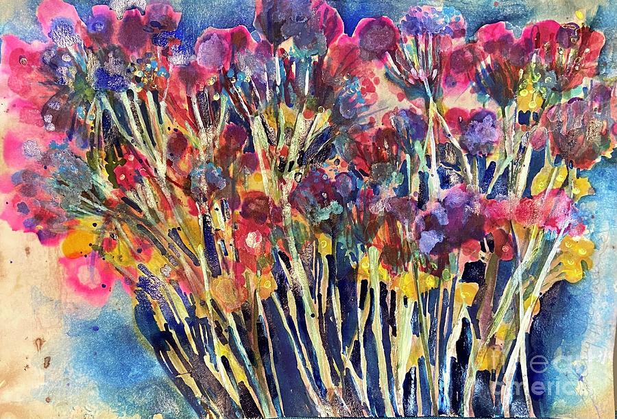 Spring Mix Painting by Sherry Harradence