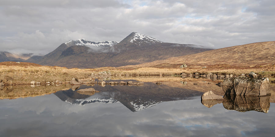 Spring on Lochan na Stainge Photograph by Stephen Taylor