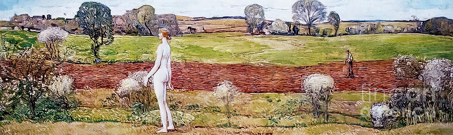 Spring on Long Island by Childe Hassam 1926 Painting by Childe Hassam