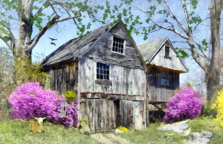 Little Log Barn Photograph by Rick Davis - Pixels