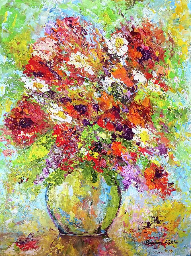 Spring Palette Painting by Barbara Pirkle