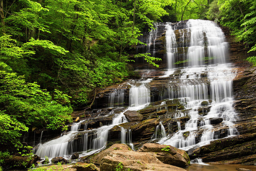 Spring Pearsons Falls - Nc Waterfall Photograph