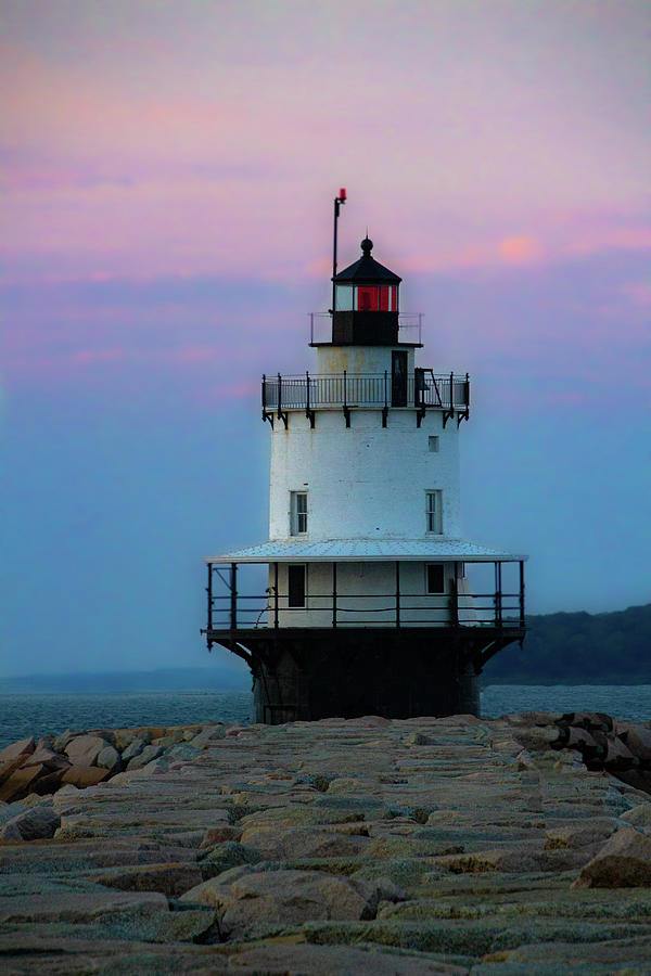 Spring Point Ledge Lighthouse Close Up Photograph by Jennifer Egan ...