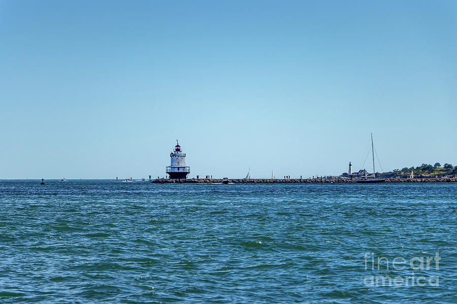 Spring Point Ledge Lighthouse Photograph by Elizabeth Dow
