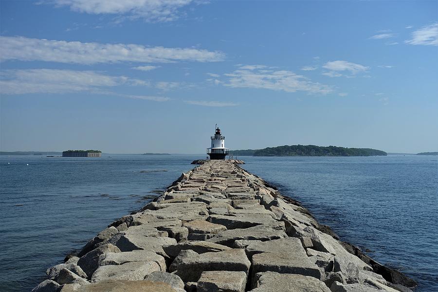 Spring Point Ledge Lighthouse Photograph by Patricia Caron