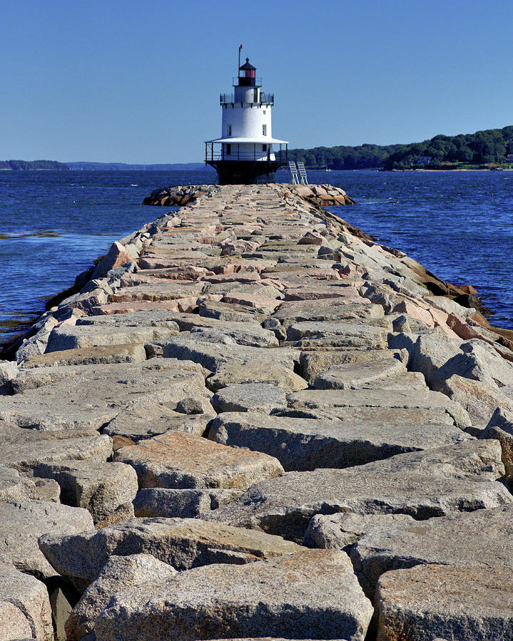 Spring Point Light #6 Photograph by Robert McCulloch - Pixels