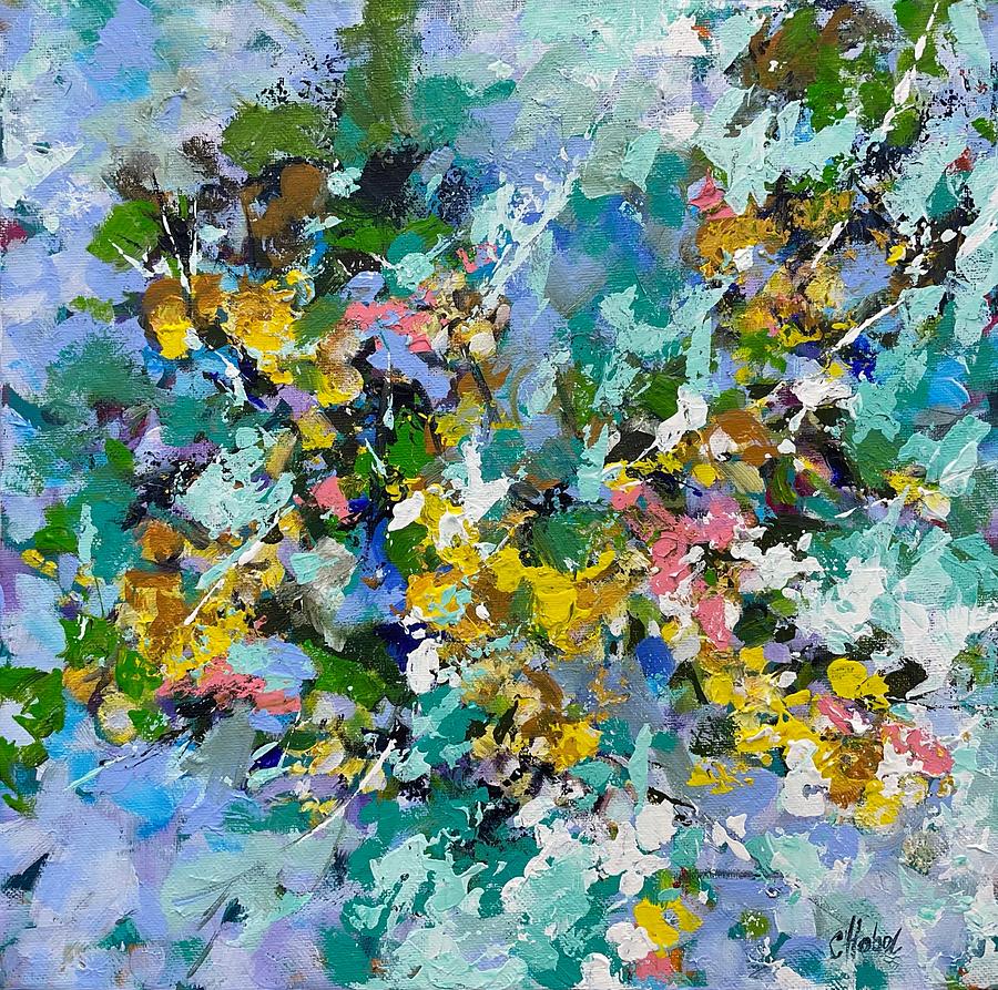 Spring profusion  Painting by Chris Hobel