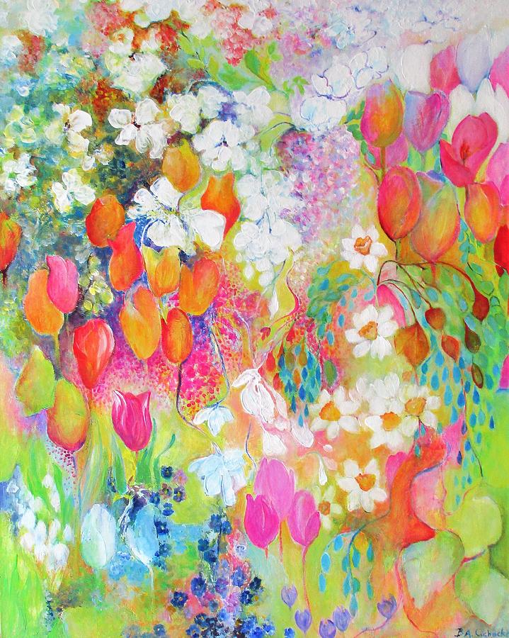Spring Promise / sold Painting by Barbara Anna Cichocka