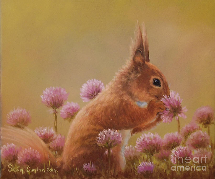 Spring Painting - Spring Red by Sean Conlon