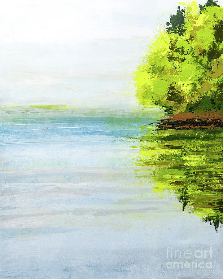 Spring Reflection Painting by Susan Cole Kelly Impressions