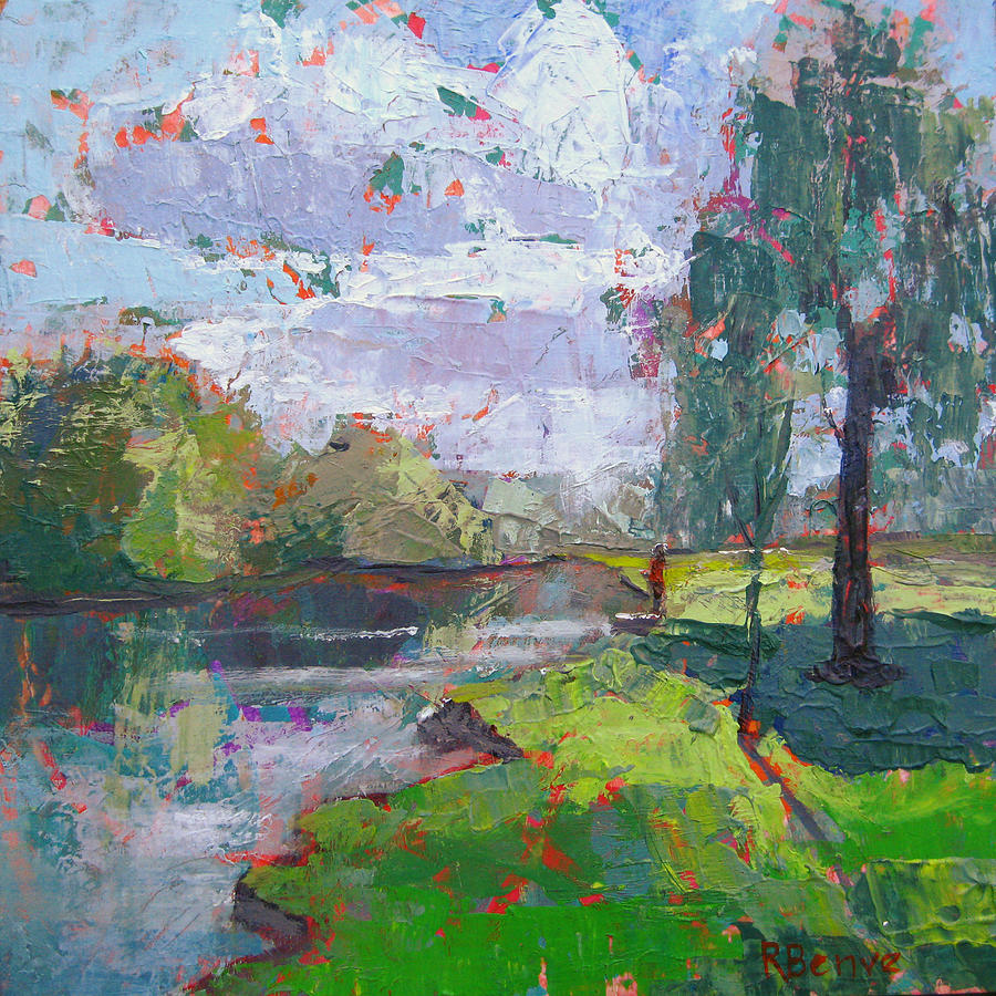 Spring River Painting by Robie Benve