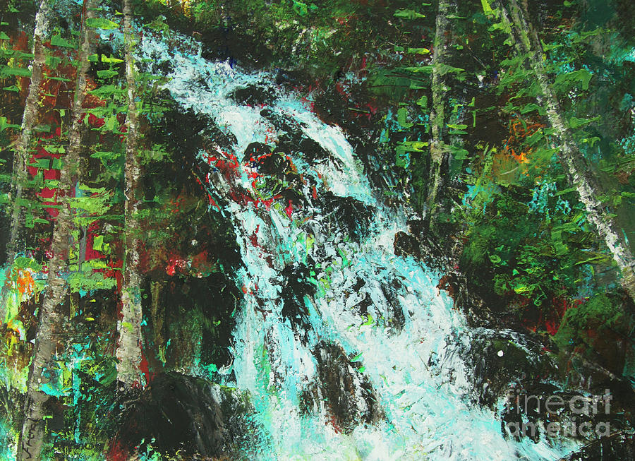 Spring Runoff Painting by Jeanette French