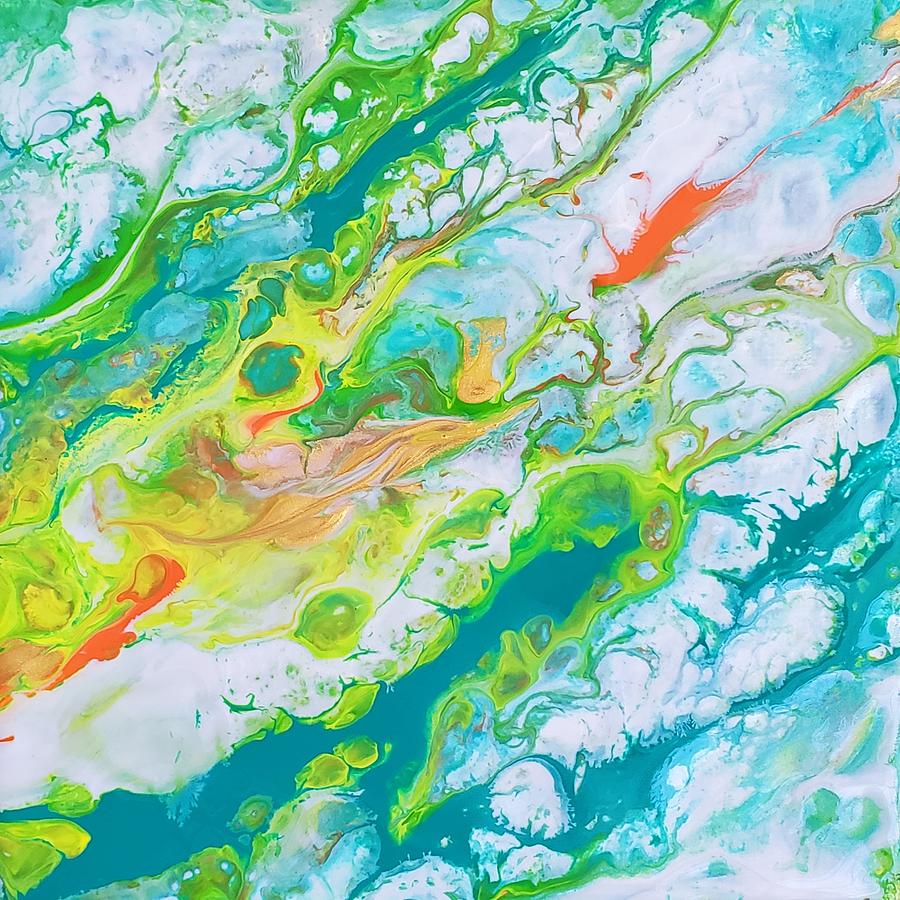 Spring Shower Painting by Pamela Poole