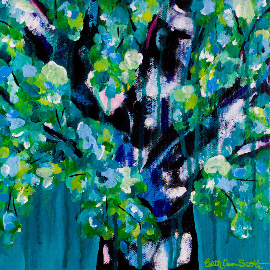 Spring Showers Painting by Beth Ann Scott