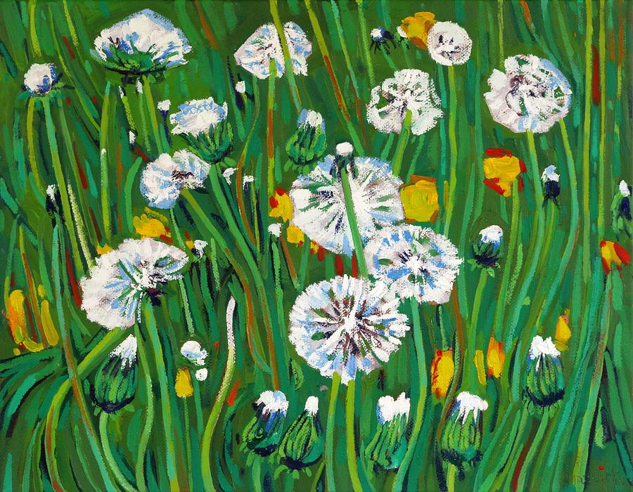 Spring Painting - Spring Singleton Dandies by Phil Chadwick