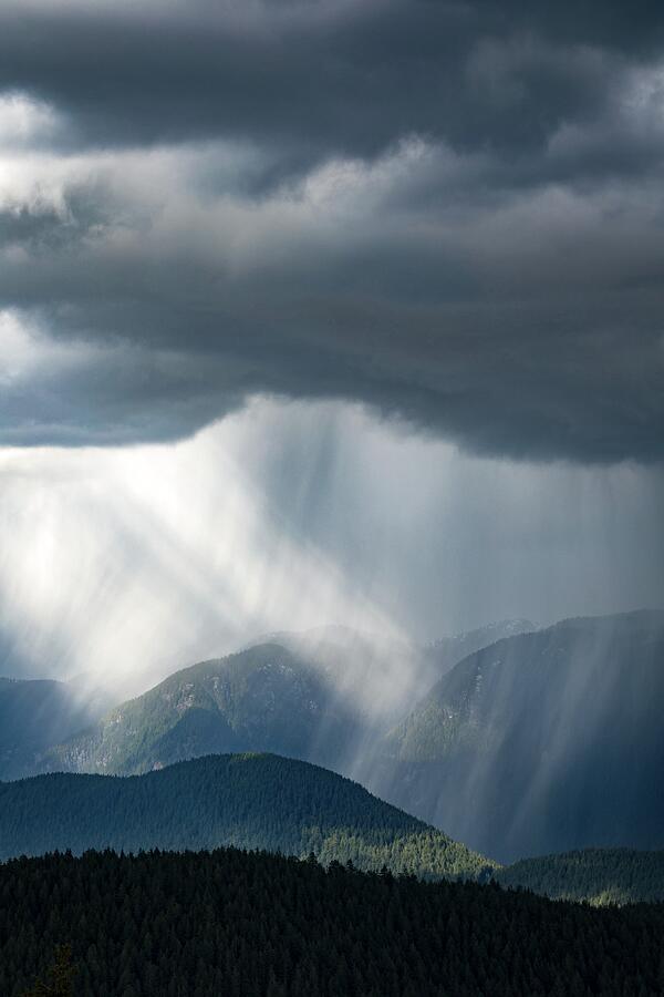 Spring Storm Downpour Photograph by Michael Russell Spring Storm Downpour Photograph by Michael Russell