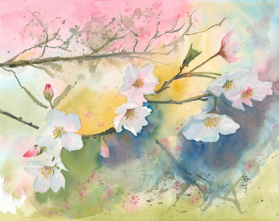Spring  Storm Painting by Hiroko Stumpf