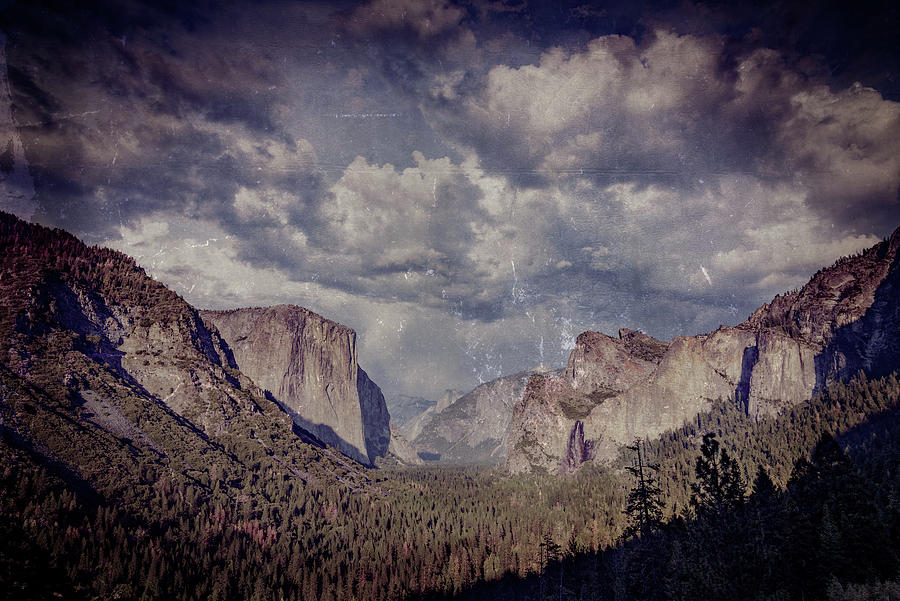 Yosemite National Park Photograph - Spring Storm Over Yosemite Textured by Rick Berk