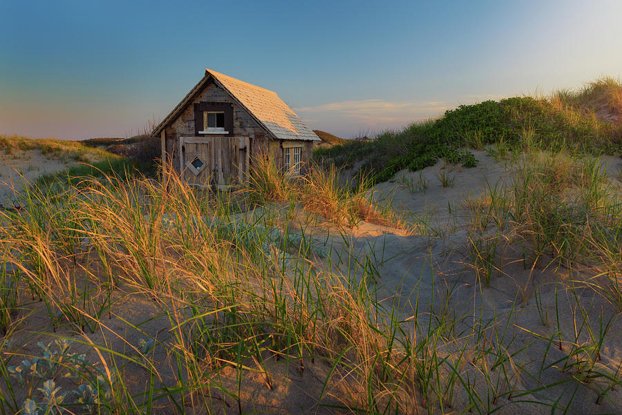 Spring Sunset at the Dune Shack Photograph by Kristen Wilkinson
