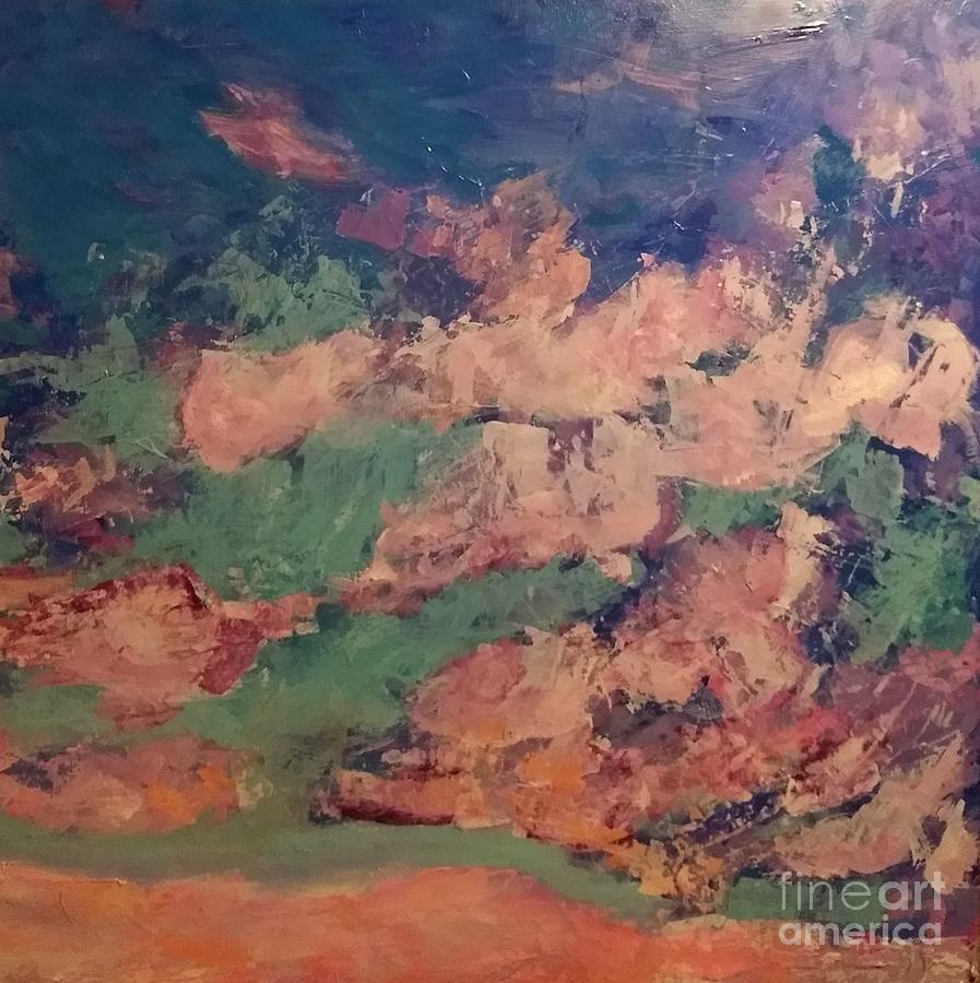 Spring Sunset Painting by Constance Gehring