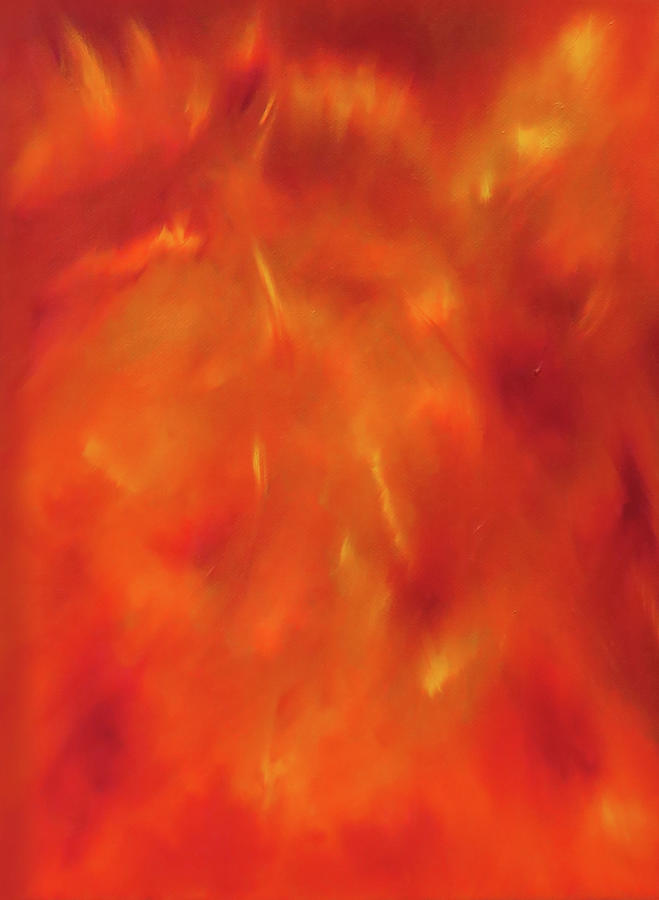 Sunset Painting - Spring Sunset The Abstract Way by Johanna Hurmerinta Sunset Painting - Spring Sunset The Abstract Way by Johanna Hurmerinta