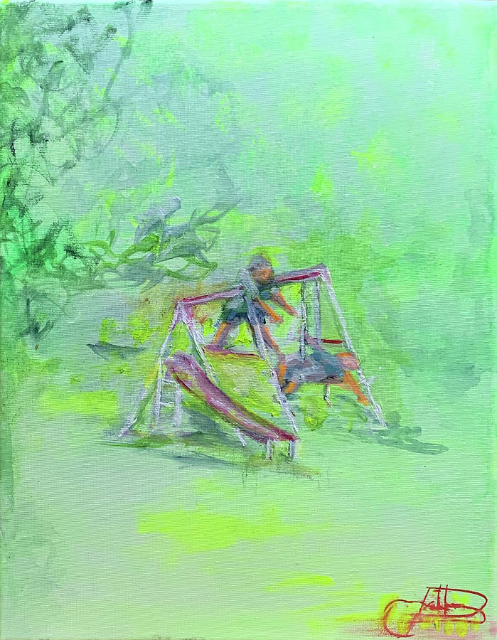 Spring Swing  Painting by Jack Diamond