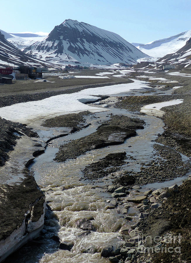 Spring Thaw,  Longyearbyen, Svalbard  Photograph by Phil Banks