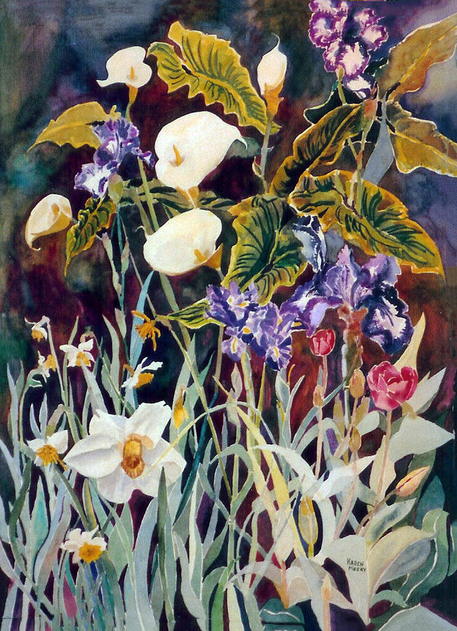 Spring Time in Humboldt Painting by Karen Merry